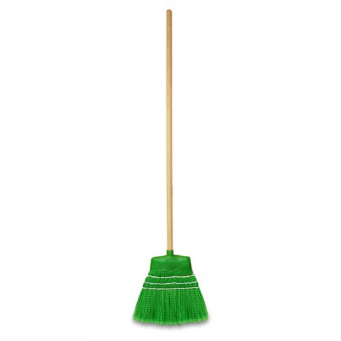 Метла SUSY с деревянной рукояткой (мягкая) 00005555