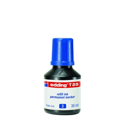 Чорнило для заправки перманентних маркерів (синій) E-T25/03