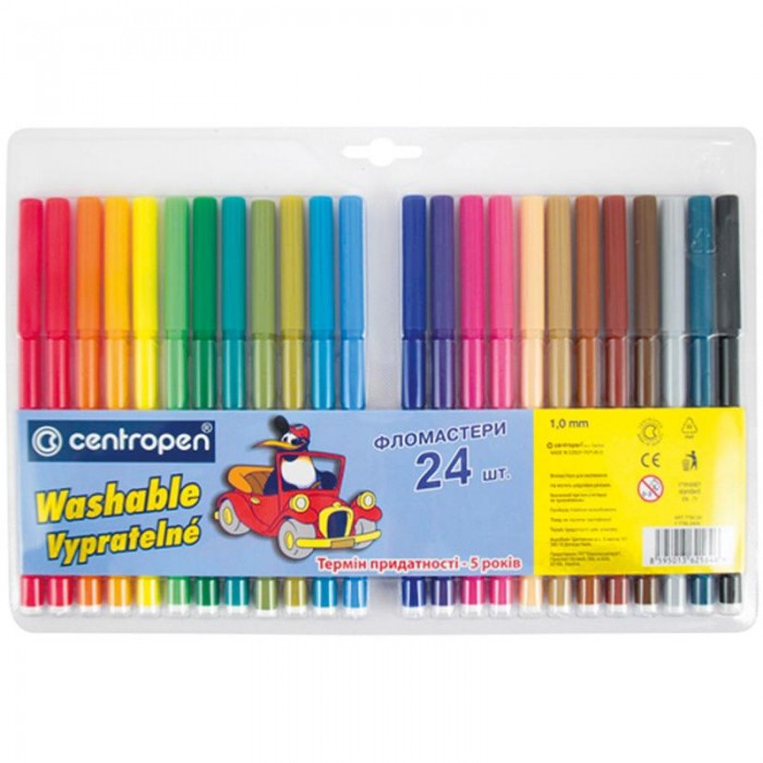Фломастеры (24 цвета) 7790/24 ТП