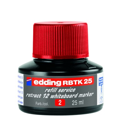 Чернила для заправки Board-маркеров (красный) E-BTK25/02