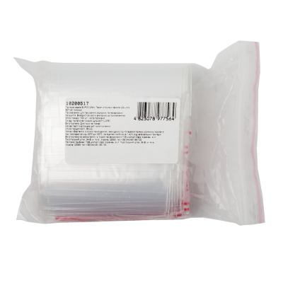 Пакет-струна с замком Zip-Lock 80х120 мм, 100 шт