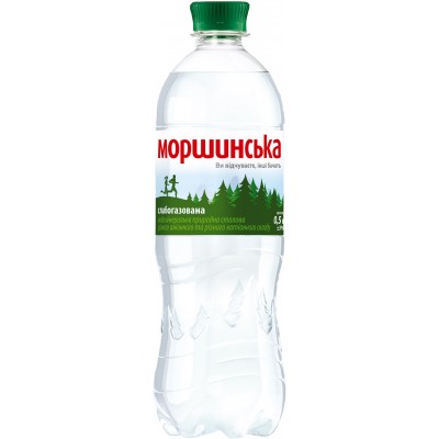 Вода Моршинська слабогаз. 0,5 л, ПЕТ (12 пляшок в пакунку)