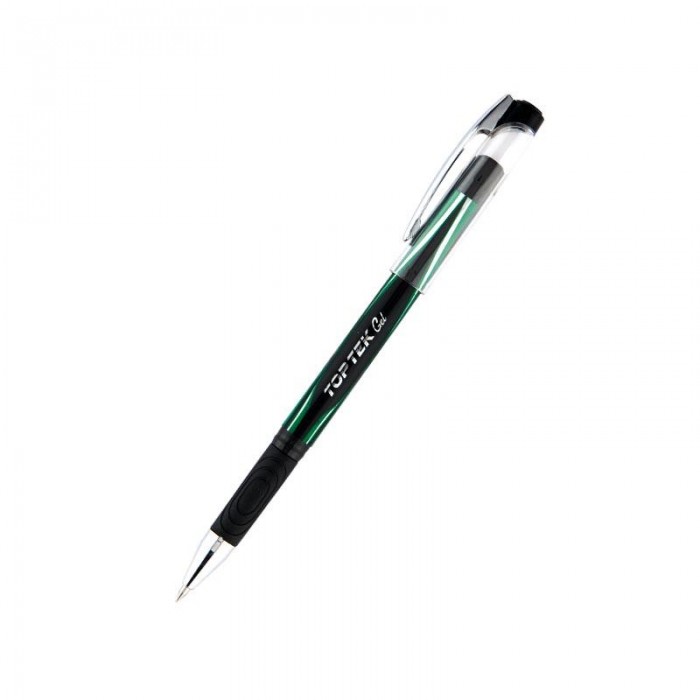 Ручка гелева Top Tek Gel (зелений) UX-133-04