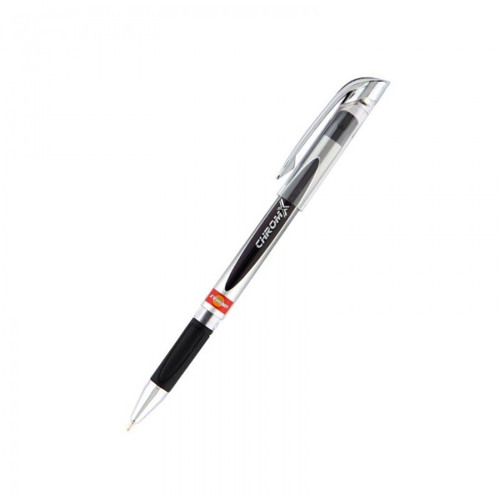 Ручка кулькова Chromx (чорний) UX-119-01 (12 штук)
