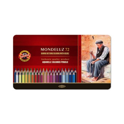 Олівці акварельні Mondeluz подарункові (72 кольори) 372707