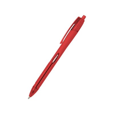 Ручка кулькова автоматична Aerogrip (червоний) UX-136-06 (12 штук)