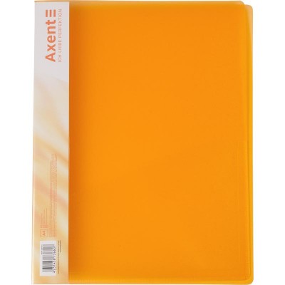 Папка-скоросшиватель А4 (прозрачный оранжевый) 1304-25-A
