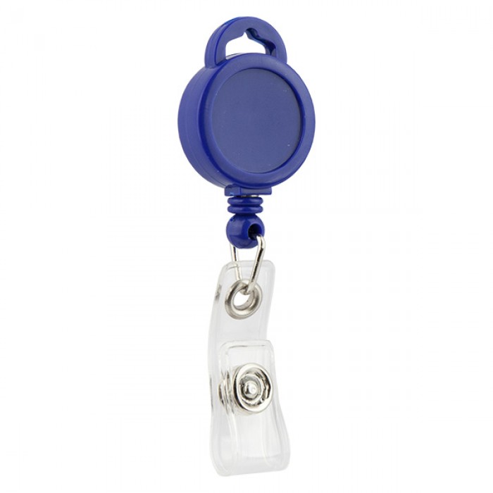 Клип-рулетка для бейджа (синий) 4519-02-A