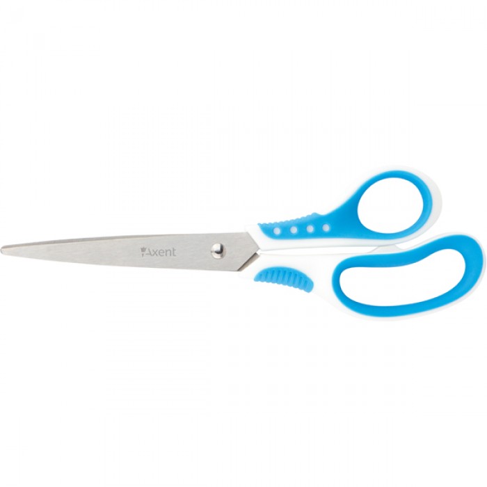 Ножиці офісні Shell (21см.) біло-блакитні 6305-02-A