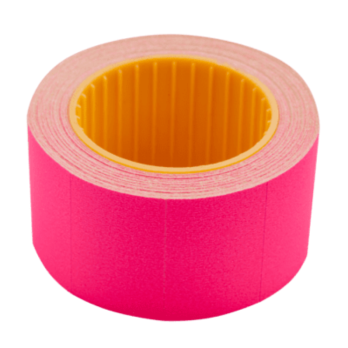 Цінник прямокутний, зовнішня намотка 30х20мм (малиновий) 300шт./6м