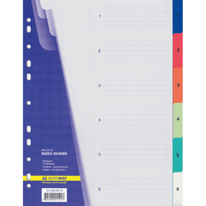 Розділювачі для реєстраторів (позиції 1-6) bm.3210
