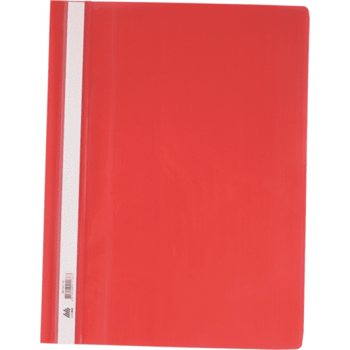 Скоросшиватель А4 с прозрачным верхом (красный) bm.3311-05