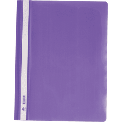 Скоросшиватель А4 с прозрачным верхом (фиолетовый) bm.3311-07