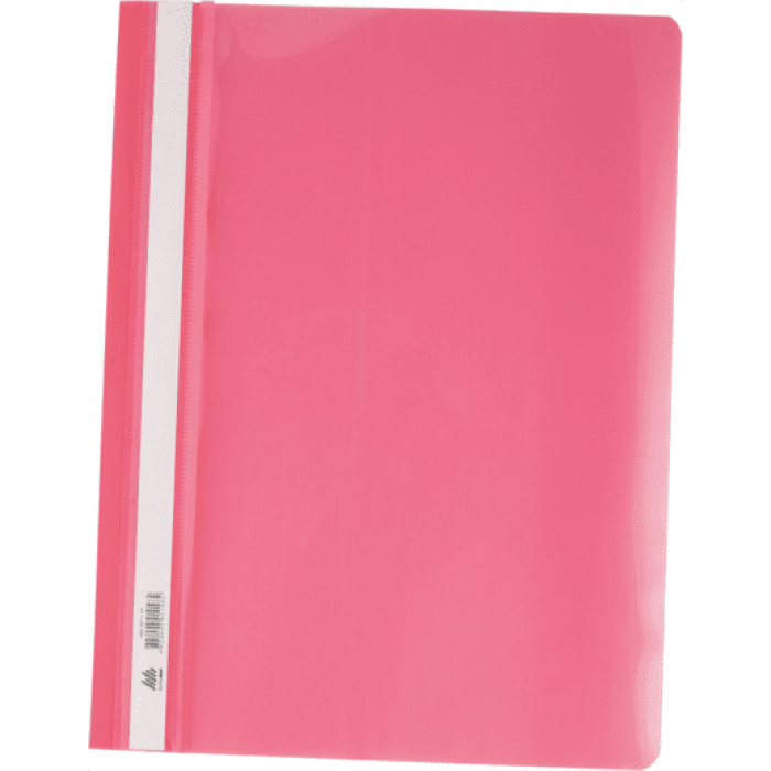 Швидкозшивач А4 з прозорим верхом (рожевий) bm.3311-10