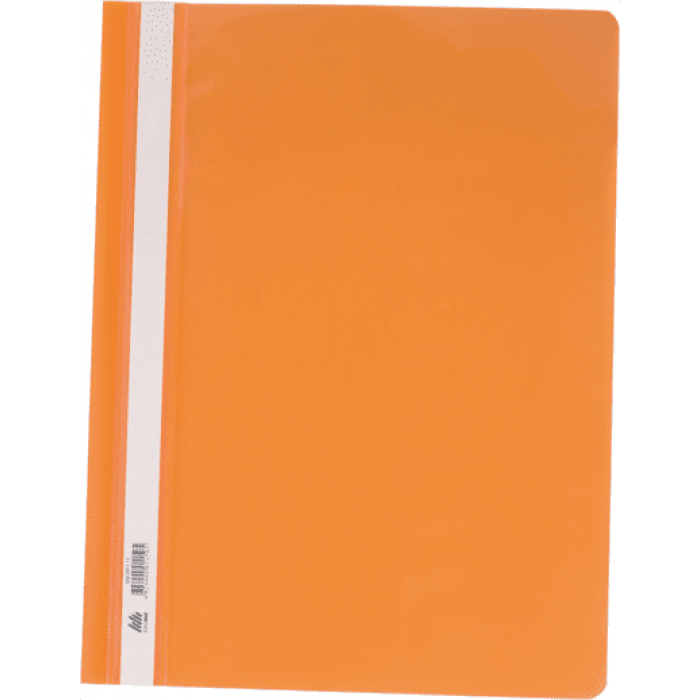 Скоросшиватель А4 с прозрачным верхом (оранжевый) bm.3311-11