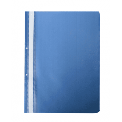 Швидкозшивач А4 з прозорим верхом/2 отвори (синій) bm.3314-02