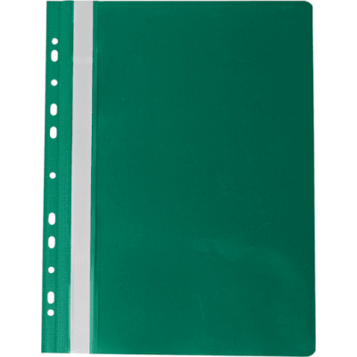 Швидкозшивач А4 з європерфорацією (зелений) bm.3331-04