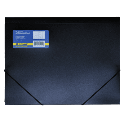 Папка на резинках А4 (черная) bm.3913-01