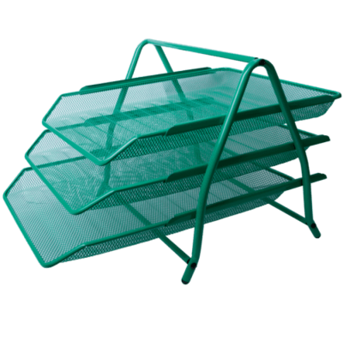 Лоток горизонтальний 3-х ярусний (зелений) bm.6252-04