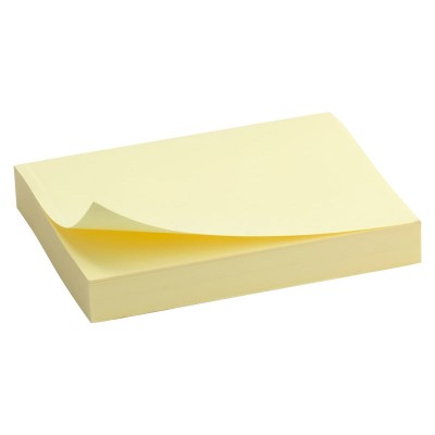Блок паперу з клейким шаром 50х75мм. жовтий D3312-01