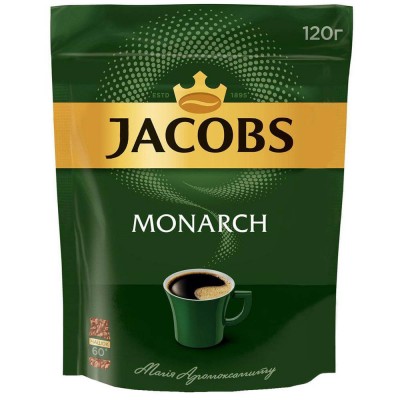 Кофе растворимый Jacobs Monarch, 120гр.