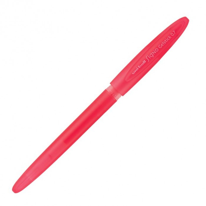 Ручка гелева Signo GELSTICK, 0.7мм, пише червоним