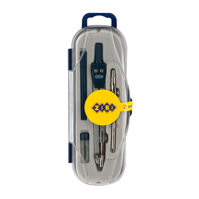 Готовальня College з 5-ти предметів (темно-синя)  ZB.5312CL-03