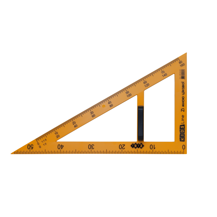 Косинець для шкільної дошки 50см. 90°/60°  ZB.5638