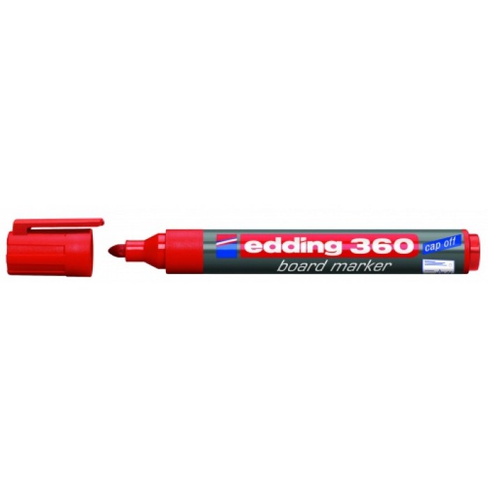 Маркер для сухостираемых досок Board (красный) E-360/02