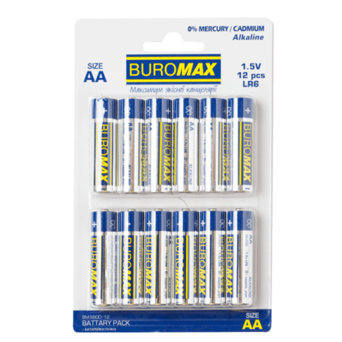 Батарейки LR6 (AA) 12шт/упак