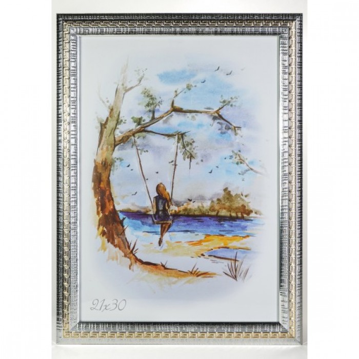 Фоторамка 21х30см. (срібло)