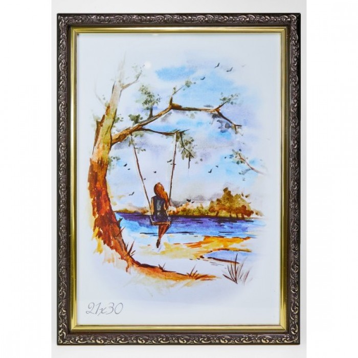 Фоторамка 21х30см. (темне дерево)