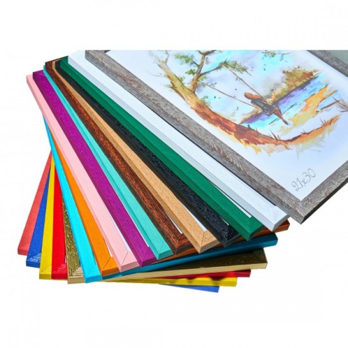 Фоторамка 21х30см. (асорті) рифлений