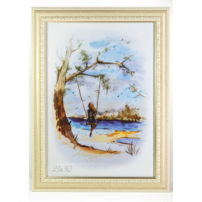 Фоторамка 21х30см. (світле дерево)