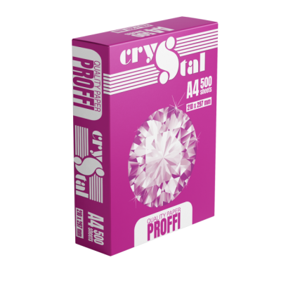 Папір офісний Crystal PROFFI А4, 80г/м2, (500арк)