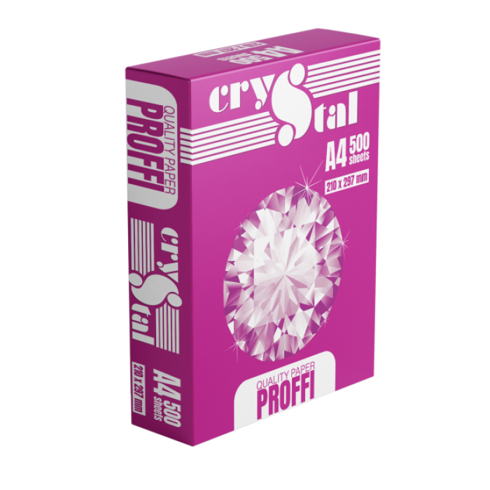 Папір офісний Crystal PROFFI А4, 80г/м2, (500арк)