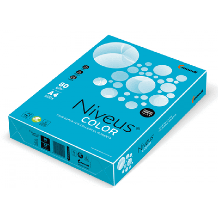 Папір кольоровий Intensiv (синій) А4, 80г/м2, 500арк. 