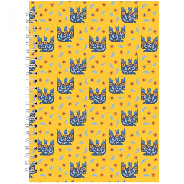 Блокнот для записів "№24" А5, 96арк. (бічна спіраль) клітинка 8032-24-a