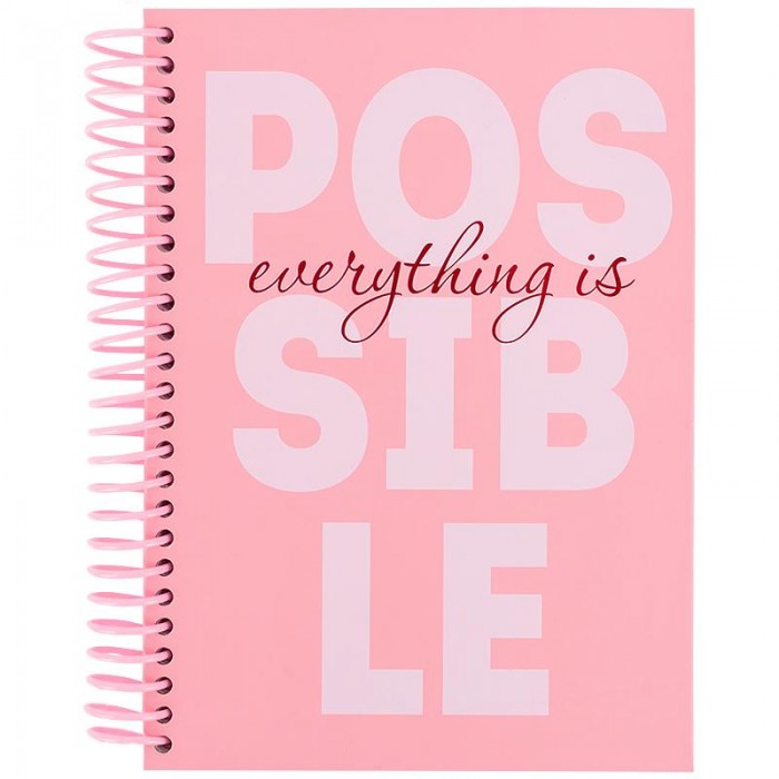 Блокнот для записів Possible А5, 120арк. (бічна спіраль) клітинка 8464-1-a