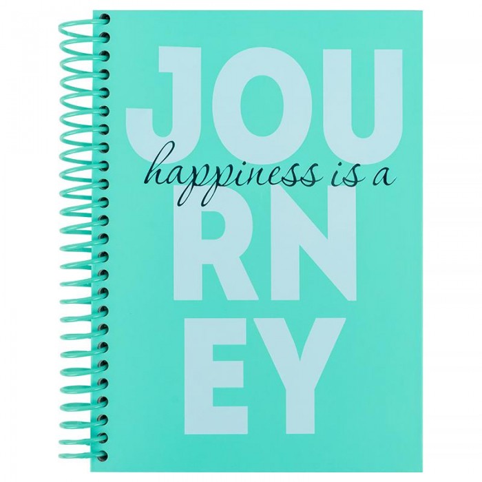 Блокнот для записей Journey А5, 120л. (боковая спираль) клетка 8464-3-a