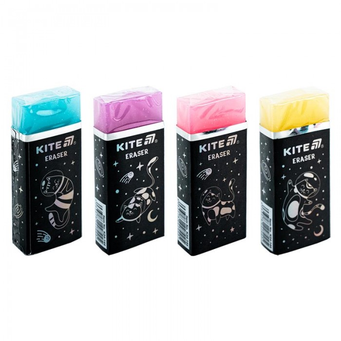 Гумка кольорова з глітером Universe (асорті)