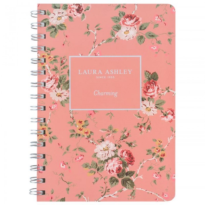 Блокнот Laura Ashley, Charming А5, 80арк. (бічна спіраль) клітинка 8470-6-a-la