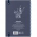 Блокнот OS Blue garden А5, 80л. (бічна спіраль) клітинка 8471-4-A-OS