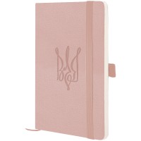 Книга записна Partner Soft Skin Воля 125х195мм (пудровий/клітинка) 