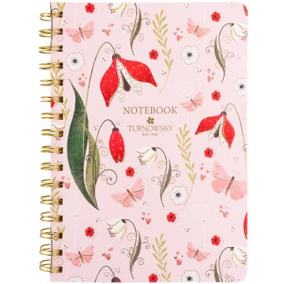 Блокнот TR,Secret Garden 1 А5, 80арк. (бічна спіраль) клітинка 8473-1-a-tr