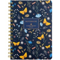 Блокнот TR,Secret Garden 3 А5, 80арк. (бічна спіраль) клітинка 8473-3-a-tr