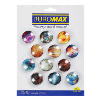 Набір скляних магнітів Space (12шт.) BM.0048
