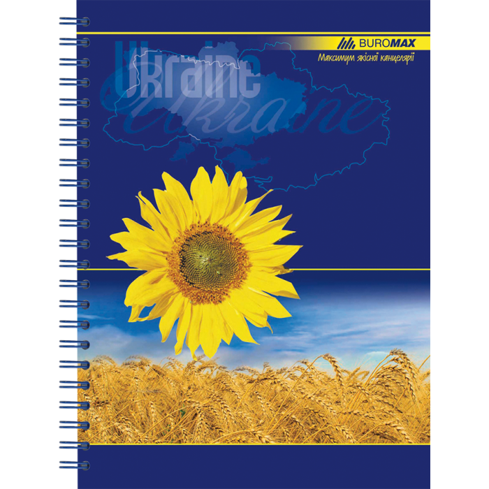 Зошит канцелярський MY COUNTRY, Patriot А5, 96арк. (бічна пружина) 