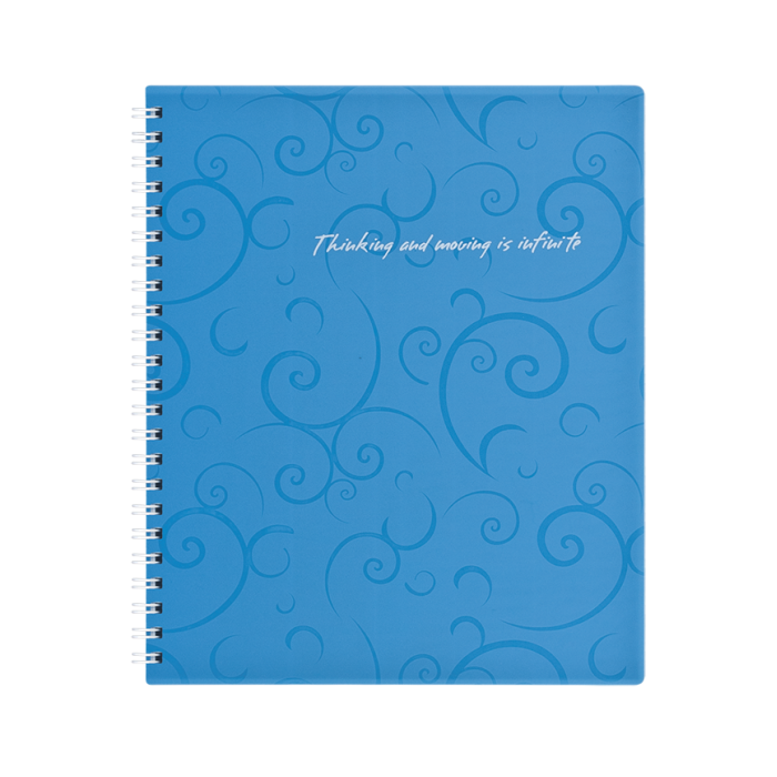 Зошит канцелярський В5 Barocco 80арк, клітинка (блакитний)