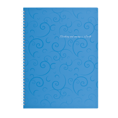 Зошит канцелярський Barocco А4, 80арк. (клітинка) блакитний